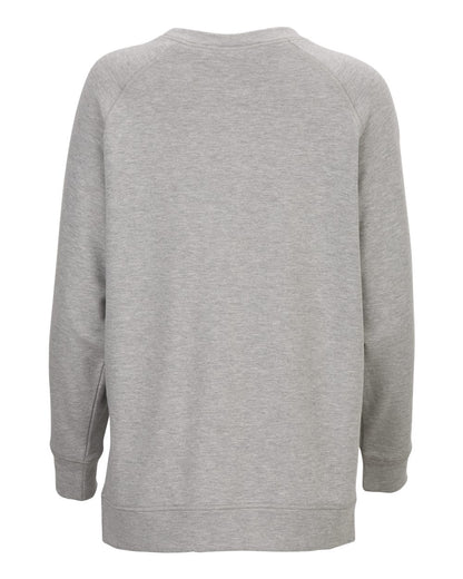 Boxercraft Women's Harlow French Terry Crewneck Sweatshirt BW3101 #color_Oxford Heather