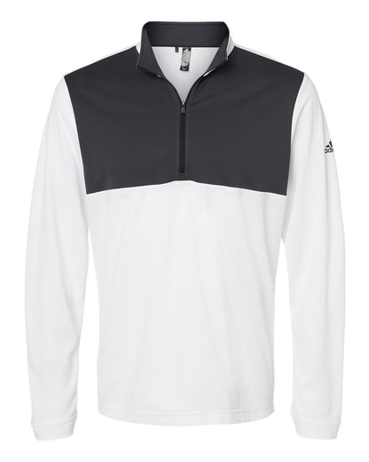 Adidas Lightweight Quarter-Zip Pullover A280 #color_White/ Carbon