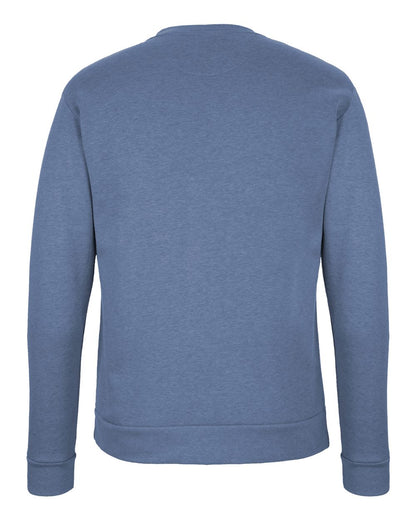 Next Level Malibu Crewneck Sweatshirt 9002 #color_Heather Bay Blue