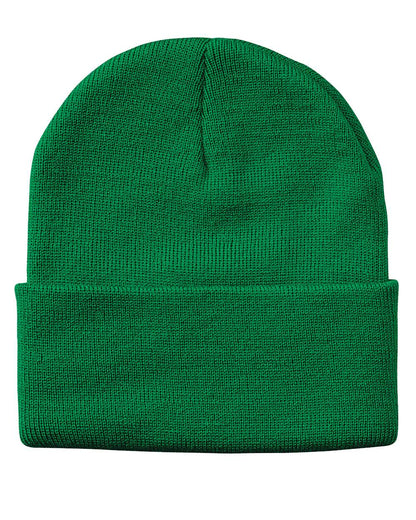 Sportsman 12" Solid Cuffed Beanie SP12 #color_Kelly