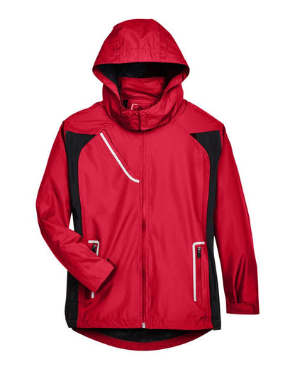 Team 365 Women's Dominator Waterproof Jacket TT86W #color_Sport Red