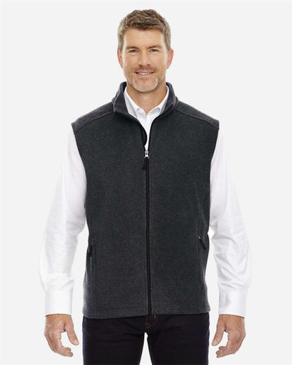 CORE365 Men's Journey Fleece Vest 88191 #colormdl_Heather Charcoal
