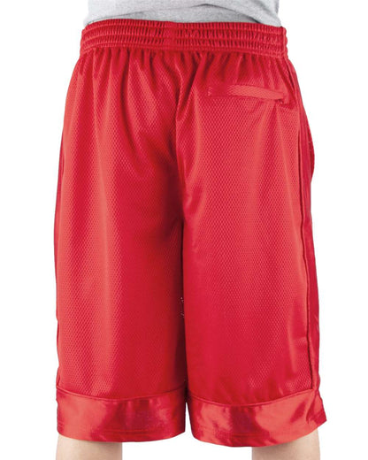 Shaka Wear Men's Mesh Shorts SHBMS #colormdl_Red