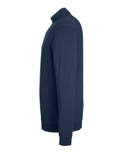 TASC Performance Inc Men's Cloud French Terry Quarter-Zip Pullover TM616 #color_Classic Navy