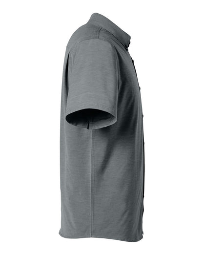 HUK Men's Kona Solid Shirt H150154 #color_Volcanic Ash