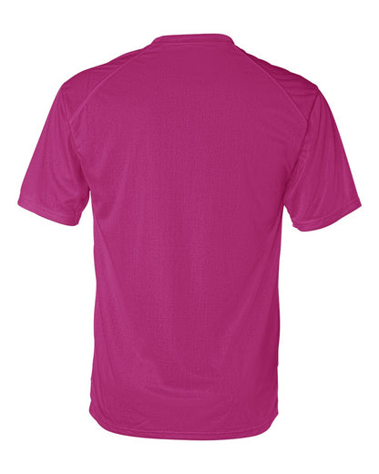 Badger B-Core Sport Shoulders T-Shirt 4120 #color_Hot Pink