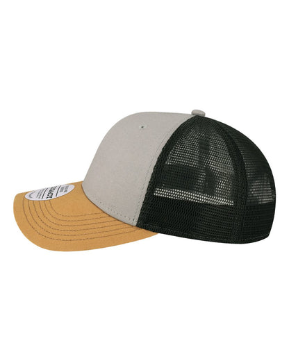 LEGACY Mid-Pro Snapback Trucker Cap MPS #color_Grey/ Caramel/ Black