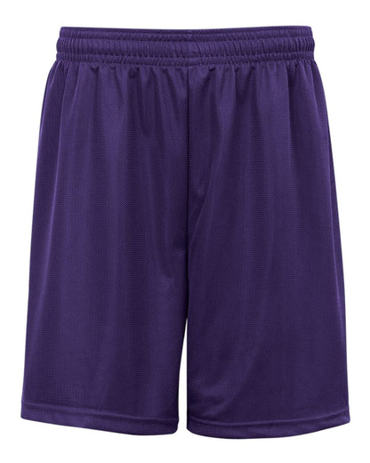 Badger Men's Mini Mesh 9'' Inseam Shorts 7239 #color_Purple