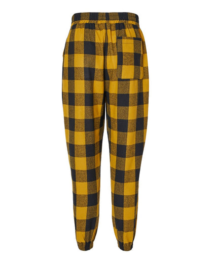 Burnside Flannel Jogger 8810 #color_Gold/ Black