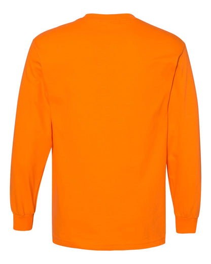 American Apparel Unisex Heavyweight Cotton Long Sleeve Tee 1304 #color_Orange