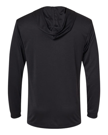 Paragon Unisex Bahama Performance Hooded Long Sleeve T-Shirt 220 #color_Black