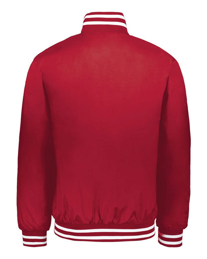 Holloway Men's Heritage Jacket 229140 #color_Scarlet/ White