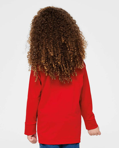 Rabbit Skins Toddler Fine Jersey Long Sleeve Tee 3302 #colormdl_Red