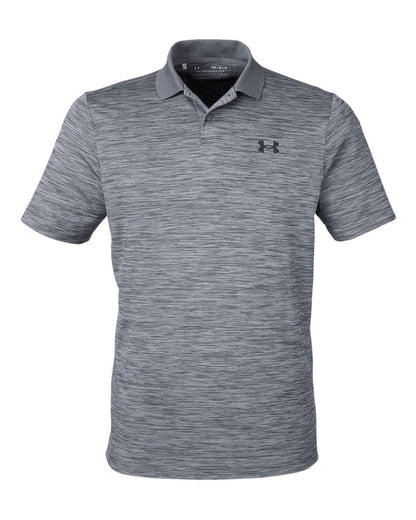 Under Armour Men's Performance 3.0 Golf Polo 1377374 #color_Pitch Grey/ Black