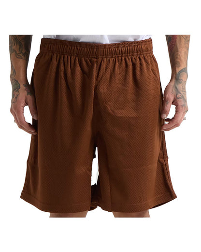 Shaka Wear Men's Mesh PE Gym Shorts SHMPS #colormdl_Mocha