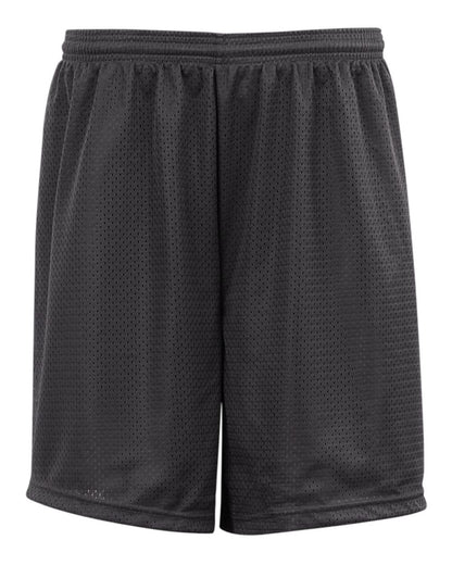 Badger Youth Pro Mesh 6" Shorts 2207 #color_Graphite