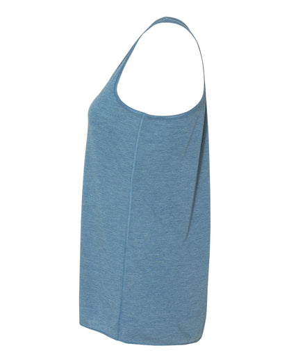 BELLA + CANVAS Women's Flowy Racerback Tank 8800 #color_Heather Deep Teal