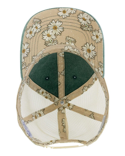 Infinity Her Women's Washed Mesh-Back Cap TESS #color_Jade/ Daisy/ Khaki