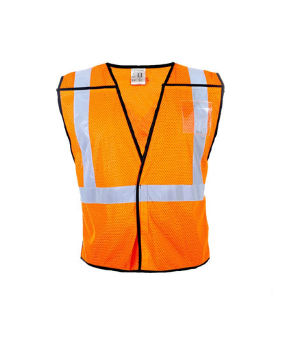 Kishigo Unisex X-Back Breakaway Vest 1805-1806 #color_Orange