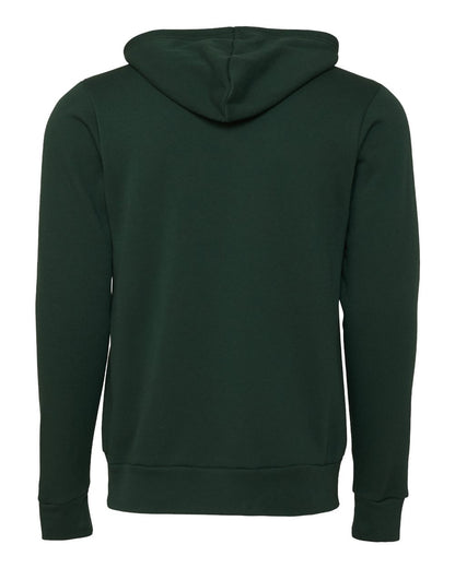 BELLA + CANVAS Unisex Sponge Fleece Full-Zip Hoodie Sweatshirt 3739 #color_Forest