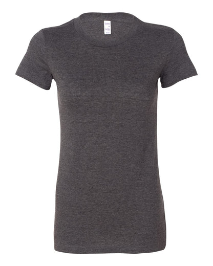 BELLA + CANVAS Women's Slim Fit Tee 6004 #color_Dark Grey Heather