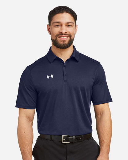 Under Armour Men's Tech™ Polo 1370399 #colormdl_Midnight Navy/ White