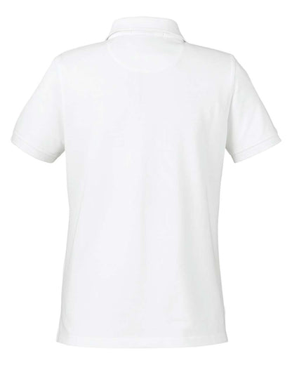 Harriton Women's Valiant Cotton Snag Protect Polo M205W #color_White