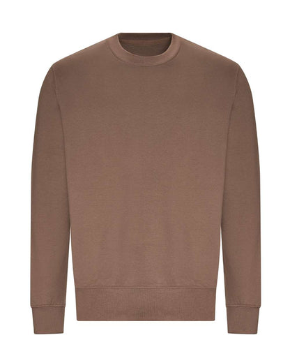 AWDis Unisex College Crewneck Sweatshirt JHA030 #color_Mocha Brown