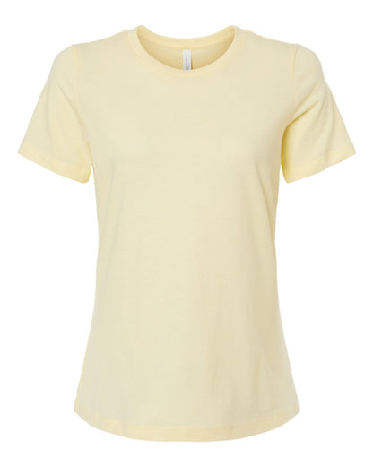 BELLA + CANVAS Women’s Relaxed Fit Heather CVC Tee 6400CVC #color_Heather French Vanilla