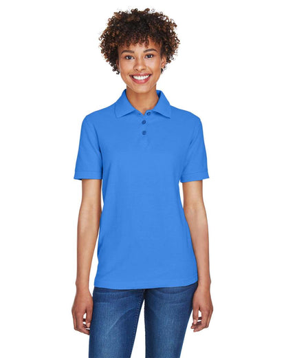 UltraClub Women's Whisper Pique Polo 8541 #colormdl_French Blue
