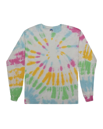 Colortone Youth Tie-Dyed Long Sleeve T-Shirt 2000Y #color_Yosemite