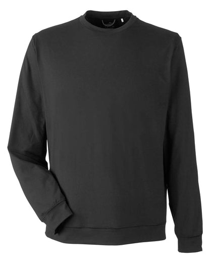 Puma Golf Men's Cloudspun Crewneck Sweatshirt 535500 #color_Puma Black