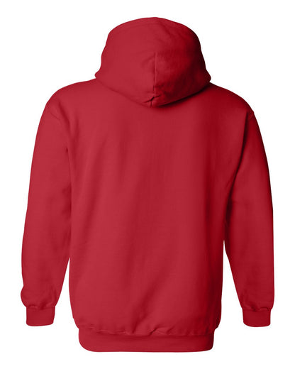 Gildan Unisex Heavy Blend™ Hooded Sweatshirt 18500 #color_Red