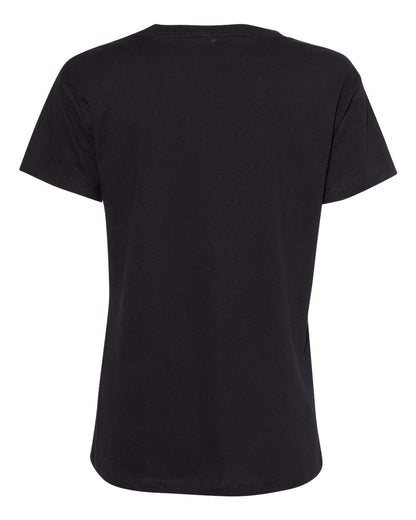 Next Level Women’s Cotton V-Neck T-Shirt 3940 #color_Black