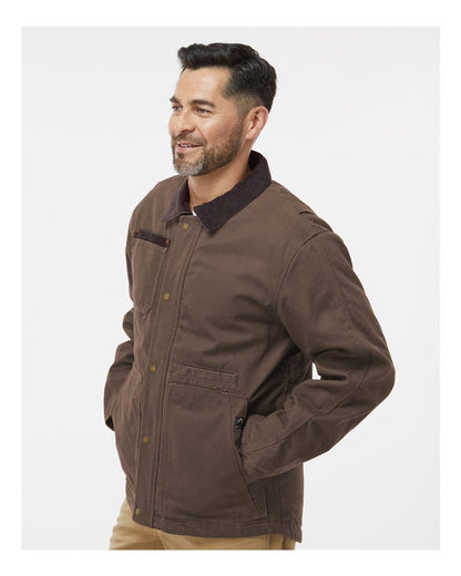 DRI DUCK Men's Tall Rambler Boulder Cloth Jacket 5091T #colormdl_Tobacco