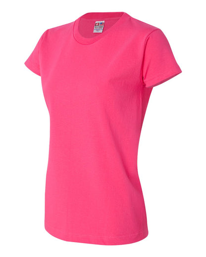 Bayside Women's USA-Made T-Shirt 3325 #color_Bright Pink