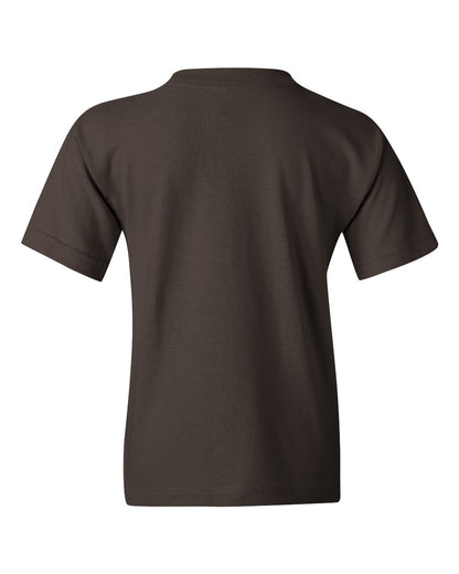 Gildan Heavy Cotton™ Youth T-Shirt 5000B #color_Dark Chocolate