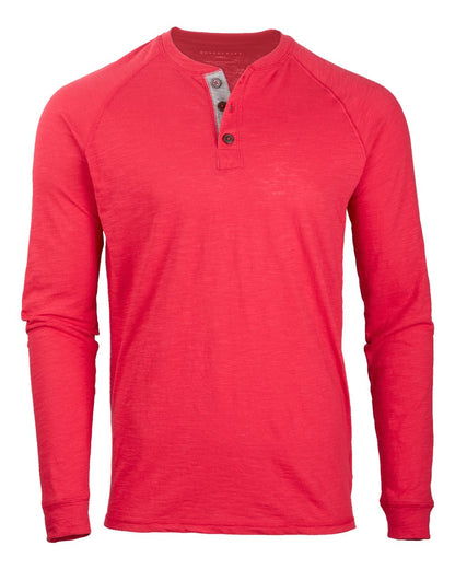 Boxercraft Henley Long Sleeve T-Shirt BM3101 #color_True Red