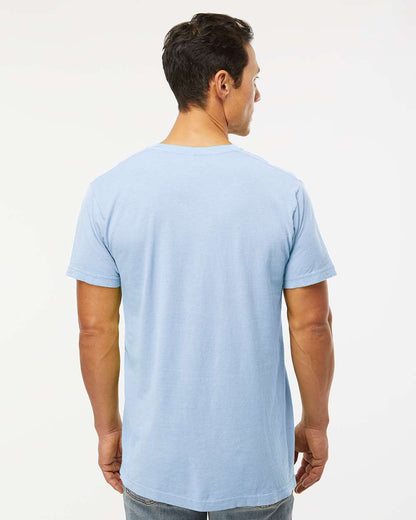 M&O Unisex Vintage Garment-Dyed T-Shirt 6500M #colormdl_Chambray