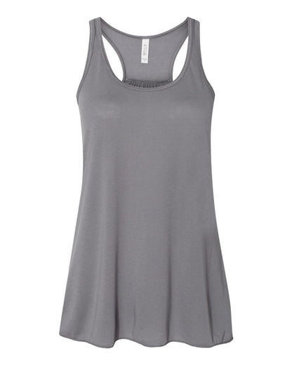 BELLA + CANVAS Women's Flowy Racerback Tank 8800 #color_Storm