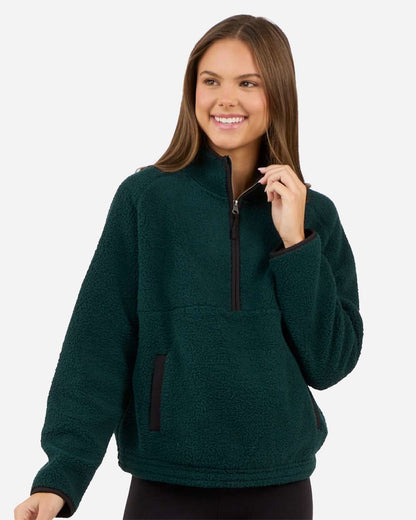 Boxercraft Women's Everest Half-Zip Pullover BW8501 #colormdl_Moss