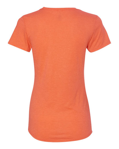 Gildan Softstyle® Women’s Triblend T-Shirt 6750L #color_Heather Orange