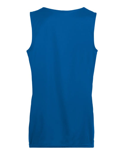 Augusta Sportswear Women's Reversible Wicking Tank Top 147 #color_Royal/ White