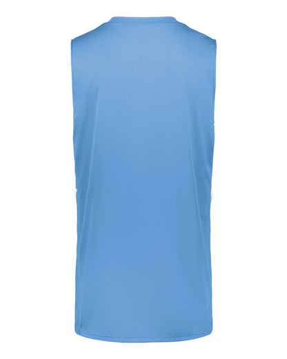 Augusta Sportswear Youth Alley-Oop Reversible Jersey 1167 #color_Columbia Blue/ White