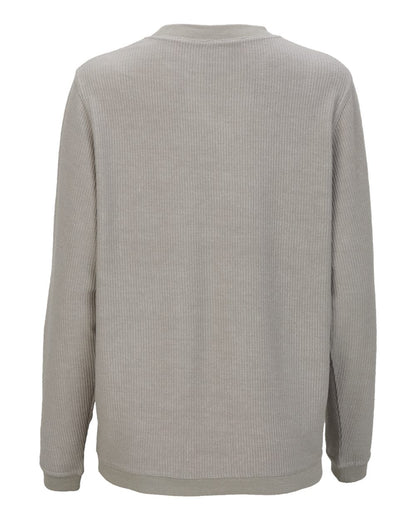 Boxercraft Unisex Corded Crewneck Sweatshirt D02 #color_Oxford