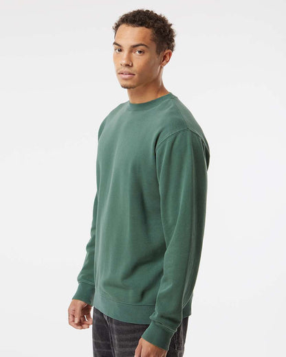 Independent Trading Co. Midweight Pigment-Dyed Crewneck Sweatshirt PRM3500 #colormdl_Pigment Alpine Green