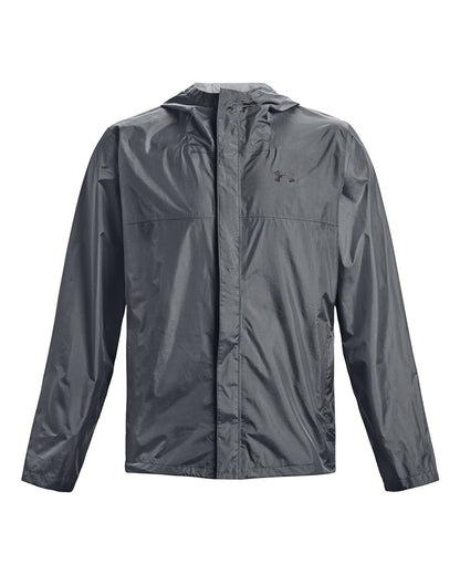 Under Armour Men's Stormproof Cloudstrike 2.0 Jacket 1374644 #color_Pitch Grey/ Black