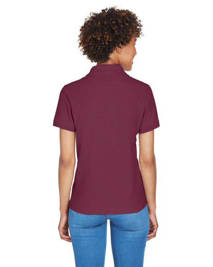 Devon & Jones Women's Pima Piqué Polo D100W #colormdl_Burgundy