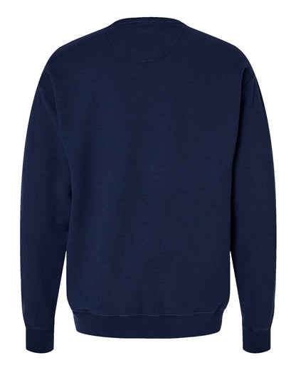 ComfortWash by Hanes Unisex Garment-Dyed Crewneck Sweatshirt GDH400 #color_Navy