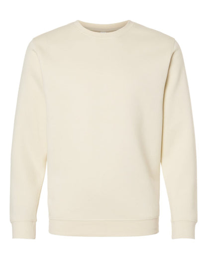 LAT Unisex Elevated Fleece Crewneck Sweatshirt 6925 #color_Natural
